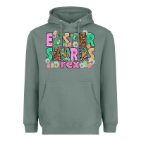 Sage Easter Saurus Nurse Easter Day Heavyweight Hoodie - HowdyJamesFarm