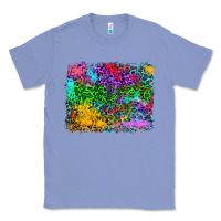 Colony Blue colorful leopard background Classic Tee - RanaPortraitStore