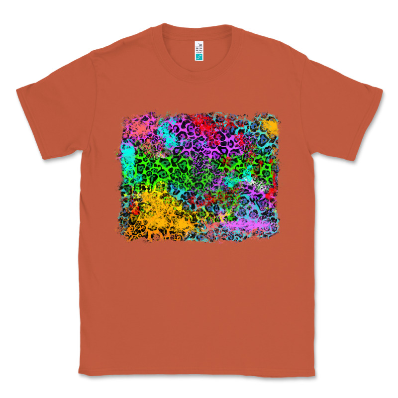 Colorful Leopard Background Classic Tee by RanaPortraitStore | Teevron