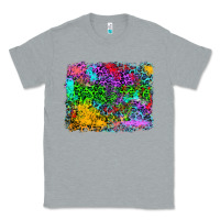 Heather Grey colorful leopard background Classic Tee - RanaPortraitStore