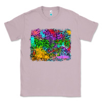 Lilac colorful leopard background Classic Tee - RanaPortraitStore