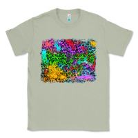 Matcha colorful leopard background Classic Tee - RanaPortraitStore