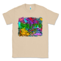 Mushroom colorful leopard background Classic Tee - RanaPortraitStore