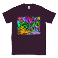 Plum colorful leopard background Classic Tee - RanaPortraitStore