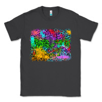 Smoke colorful leopard background Classic Tee - RanaPortraitStore