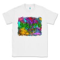 White colorful leopard background Classic Tee - RanaPortraitStore
