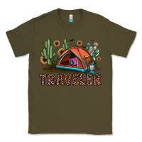 Army Green traveler Classic Tee - JahusDesignShop