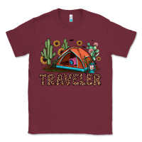 Burgundy traveler Classic Tee - JahusDesignShop