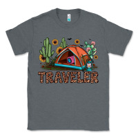 Charcoal Heather traveler Classic Tee - JahusDesignShop