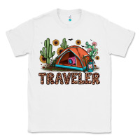 White traveler Classic Tee - JahusDesignShop