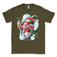 Army Green merry Christmas gnome Classic Tee - CowhideDigitalArt
