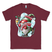 Burgundy merry Christmas gnome Classic Tee - CowhideDigitalArt