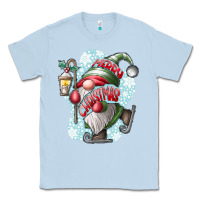 Dusty Blue merry Christmas gnome Classic Tee - CowhideDigitalArt