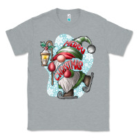 Heather Grey merry Christmas gnome Classic Tee - CowhideDigitalArt