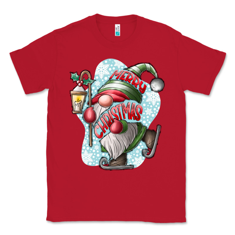 Merry Christmas Gnome Classic Tee by CowhideDigitalArt | Teevron