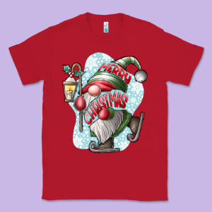 Merry Christmas Gnome Classic Tee Designed By Cowhidedigitalart