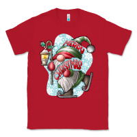Red merry Christmas gnome Classic Tee - CowhideDigitalArt