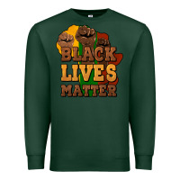 Sports Green black lives matter Premium Sweatshirt - HowdyJamesFarm