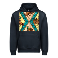 Navy native american aztec seamless pattern 6 Urban Hoodie - BundleAndBundleShop