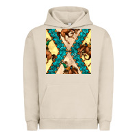 Pigment French Oak native american aztec seamless pattern 6 Urban Hoodie - BundleAndBundleShop