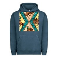 Pigment Midnight Navy native american aztec seamless pattern 6 Urban Hoodie - BundleAndBundleShop