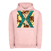 Pigment Salmon native american aztec seamless pattern 6 Urban Hoodie - BundleAndBundleShop