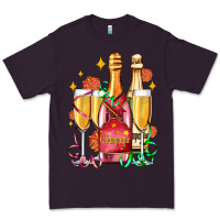 Plum new year party champagne Premium Tee - AdoDesignShop