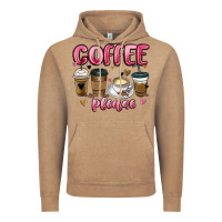 Vintage Coffee coffee please Vintage Hoodie - MaliasSmallBusiness