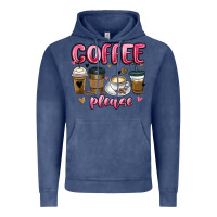 Vintage Denim coffee please Vintage Hoodie - MaliasSmallBusiness