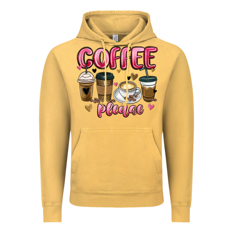 Coffee Please Vintage Hoodie by MaliasSmallBusiness | Teevron