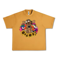 Peanut Butter baby cow flower Urban Heavy Tee - NancyCooperArtShop