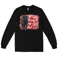 Black you moo ve  me black angus Long Sleeve Tee - RanaPortraitStore