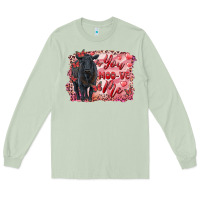 Matcha you moo ve  me black angus Long Sleeve Tee - RanaPortraitStore