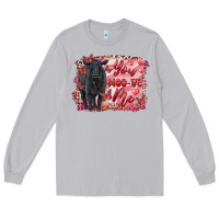 Moon Dust you moo ve  me black angus Long Sleeve Tee - RanaPortraitStore