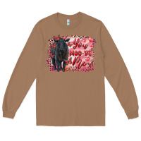 Toasted Coconut you moo ve  me black angus Long Sleeve Tee - RanaPortraitStore