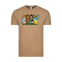 Vintage Coffee pt physical therapist western Vintage Tee - NancyCooperArtShop