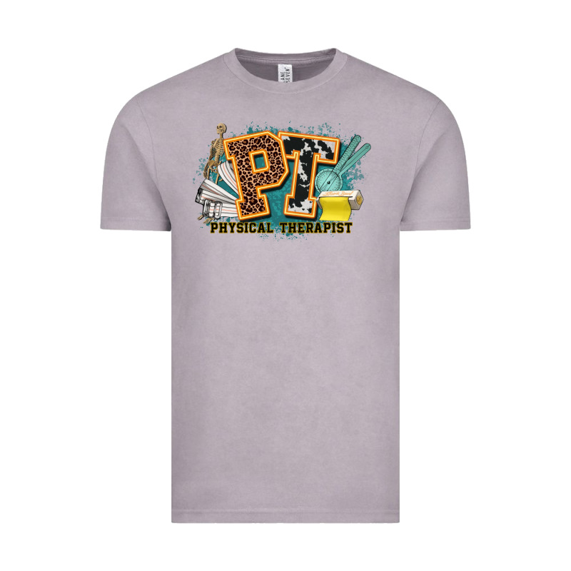 Pt Physical Therapist Western Vintage Tee by NancyCooperArtShop | Teevron