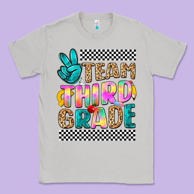 Team Third Grade Classic Tee Designed By Nancycooperartshop