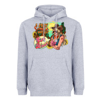 Heather Grey I just smile and say god bless Heavyweight Hoodie - HowdyJamesFarm