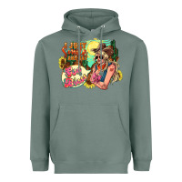 Sage I just smile and say god bless Heavyweight Hoodie - HowdyJamesFarm