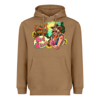 Toasted Coconut I just smile and say god bless Heavyweight Hoodie - HowdyJamesFarm