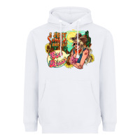 White I just smile and say god bless Heavyweight Hoodie - HowdyJamesFarm