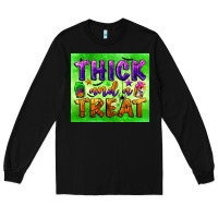 Black thick and a treat Long Sleeve Tee - BundleAndBundleShop