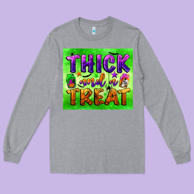 Thick And A Treat Long Sleeve Tee Designed By Bundleandbundleshop