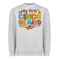 Heather Grey my first cinco de mayo Heavyweight Sweatshirt - LillyAllenDesigns