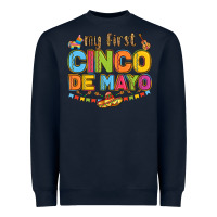 Navy my first cinco de mayo Heavyweight Sweatshirt - LillyAllenDesigns