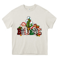 Cream believe christmas and santa Heavy Core Tee - AdoDesignShop