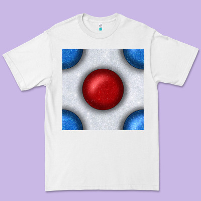 Glitter 4th Of July Seamless Pattern Premium Tee Designed By Bundleandbundleshop