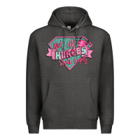 Charcoal Heather not all heroes wear capes Premium Hoodie - CowGirlArtShop