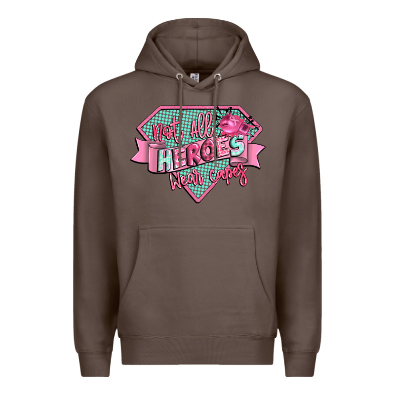 Not All Heroes Wear Capes Premium Hoodie by CowGirlArtShop | Teevron